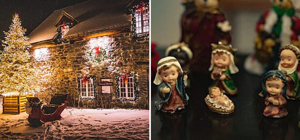 expositions de creches au Moulin Michel de Becancour