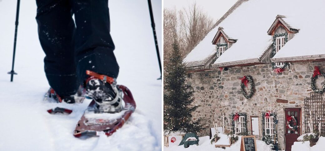 sentiers de marche hiver Moulin Michel de Becancour